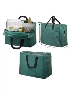 Green 75L Zippered Art Supply Storage Bag for Painting & Drawing