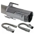 Grey/Silver Double‑Stretch Vacuum Hose for Dyson DC07 & Hoover