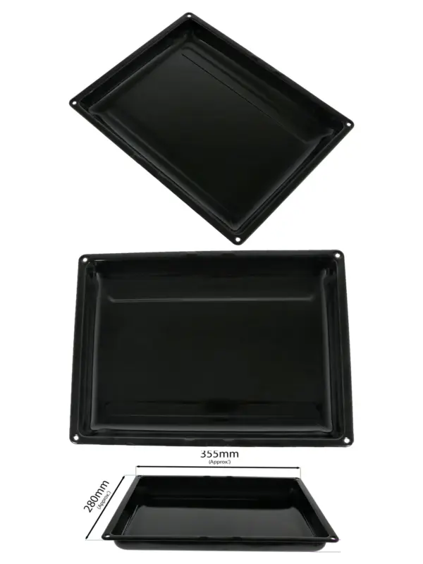 Grill Pan with Drip Tray for Hotpoint & Indesit Ovens – 355×280 mm