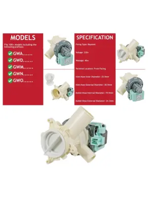Grundig Drain Pump – Fits GWA/GWM/GWN/GWO Machines