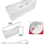 Grundig Dryer Lint Filter Replacement for GTK/GTN Series - 2982200100