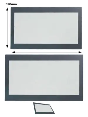 Grundig Oven Door Glass Panel Replacement 520 mm × 398 mm GEBE13000X