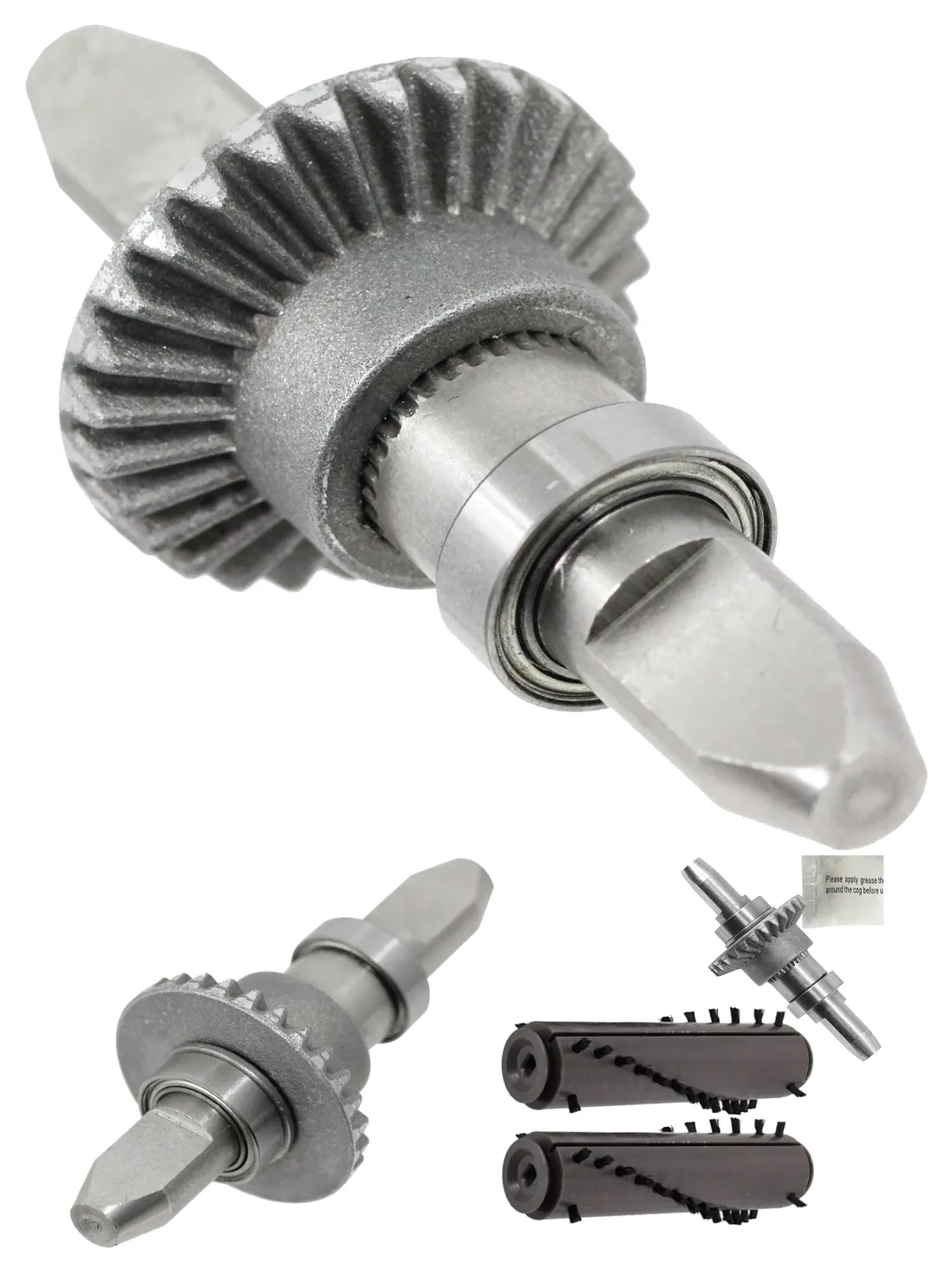 Gtech AirRam Brushroll & Drive Cog – Shaft & Bearings for AR01-AR05