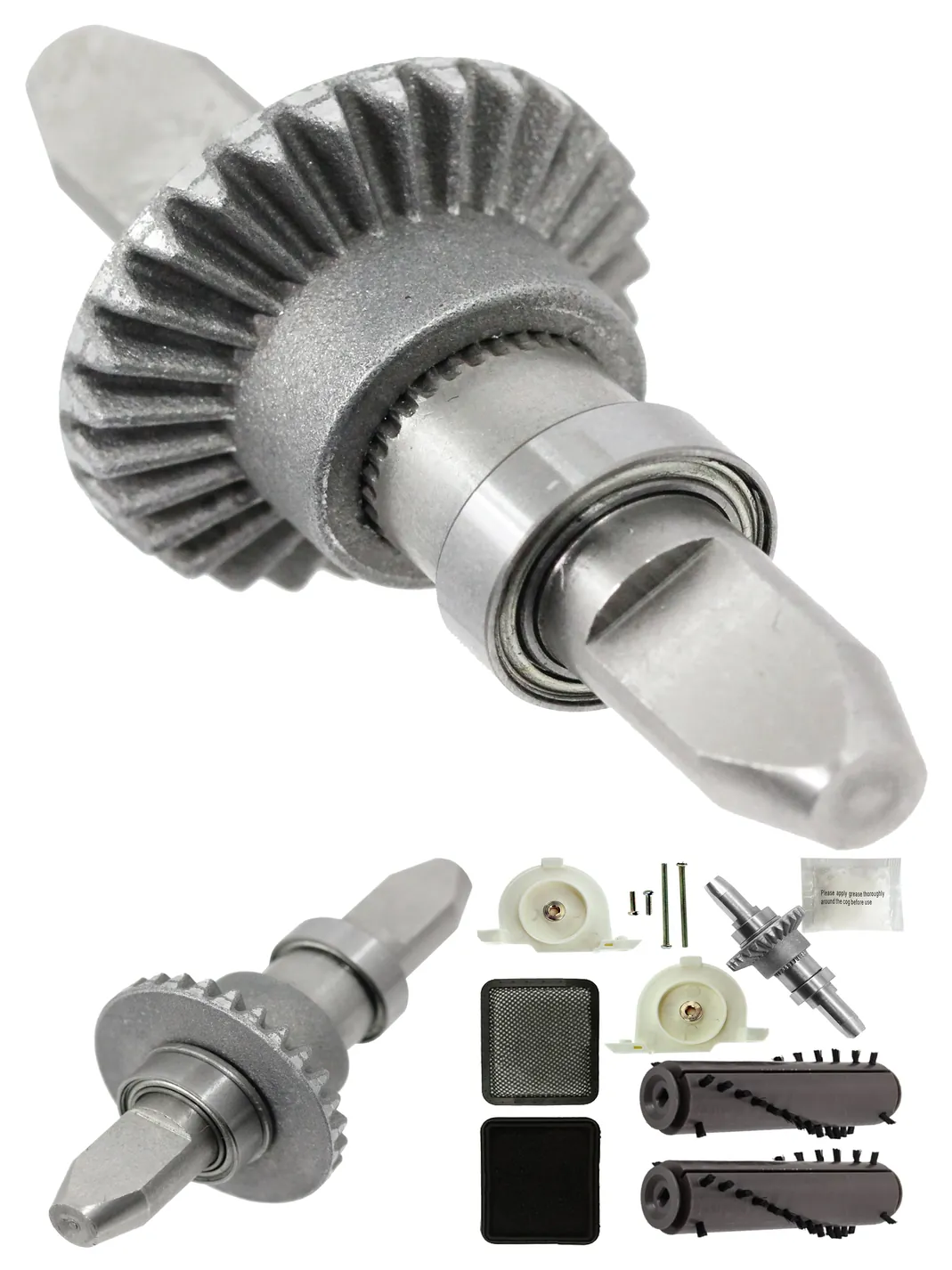 Gtech AirRam Vacuum Brushroll Kit End Caps, Washable Filter & Drive Cog