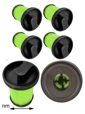 GTech Multi MK2 Washable Vacuum Filter ATF006/ATF036 Pack of 4 Green