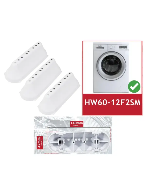 Haier HW60-12F2SM Drum Paddle Lifter with 8 Hole Fin Pack of 3
