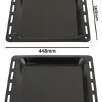 Haier Oven Enamel Baking Tray – 448×360 mm, 25 mm Deep