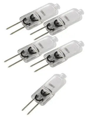 Halogen 20W G4 2‑Pin Range Hood Light Bulb – 4 Pack