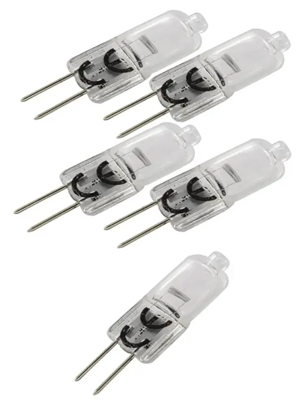 Halogen 20W G4 2‑Pin Range Hood Light Bulb – 4 Pack
