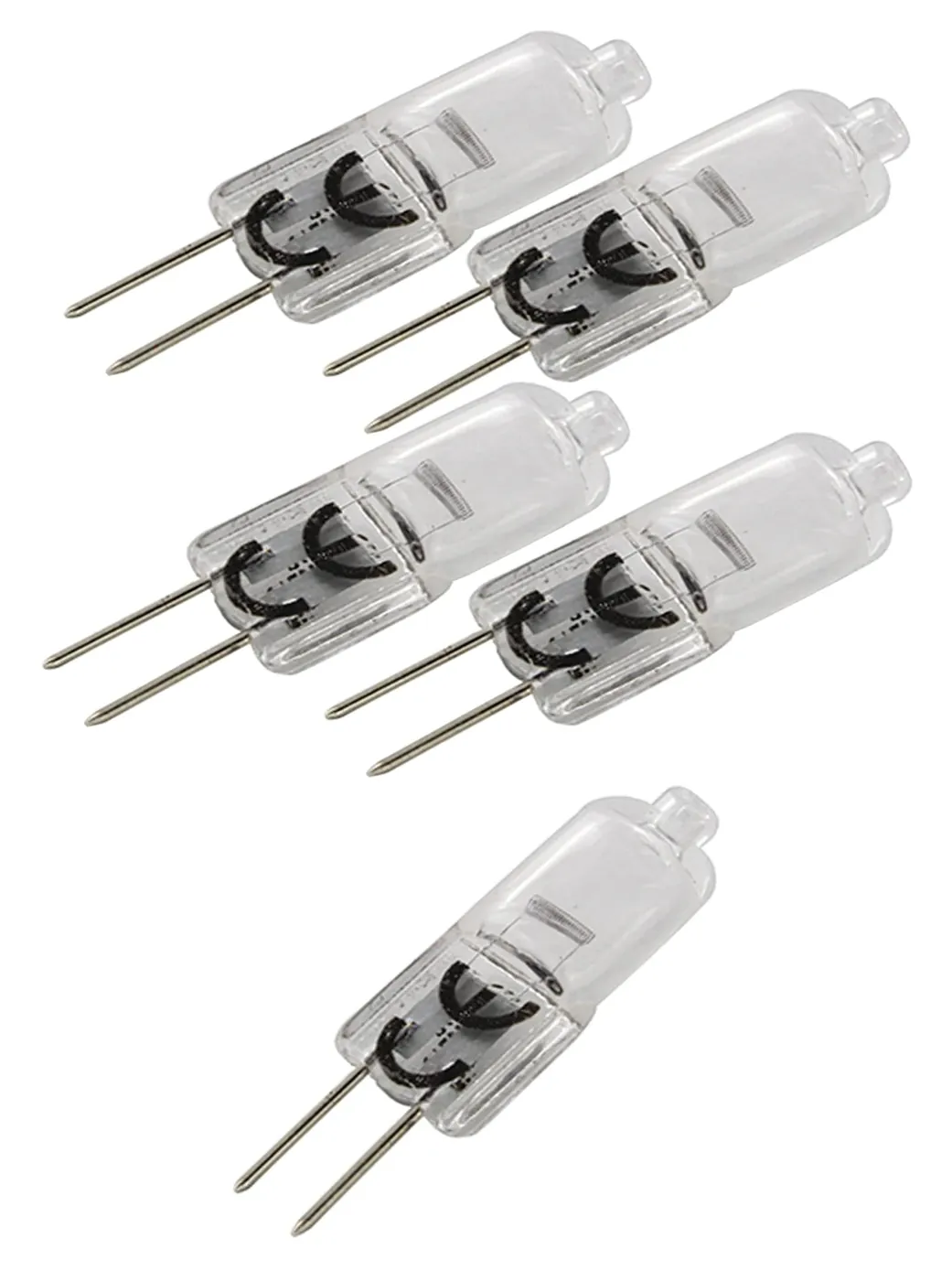Halogen 20W G4 2‑Pin Range Hood Light Bulb – 4 Pack