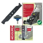 Hayter 40cm Metal Blade for Harrier/Hobby Mowers + Drill Sharpener