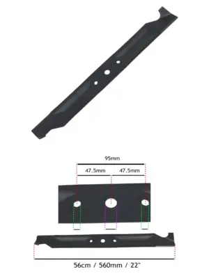 Hayter Harrier 56cm Replacement Blade for Toro Pro & HI Lift Mowers