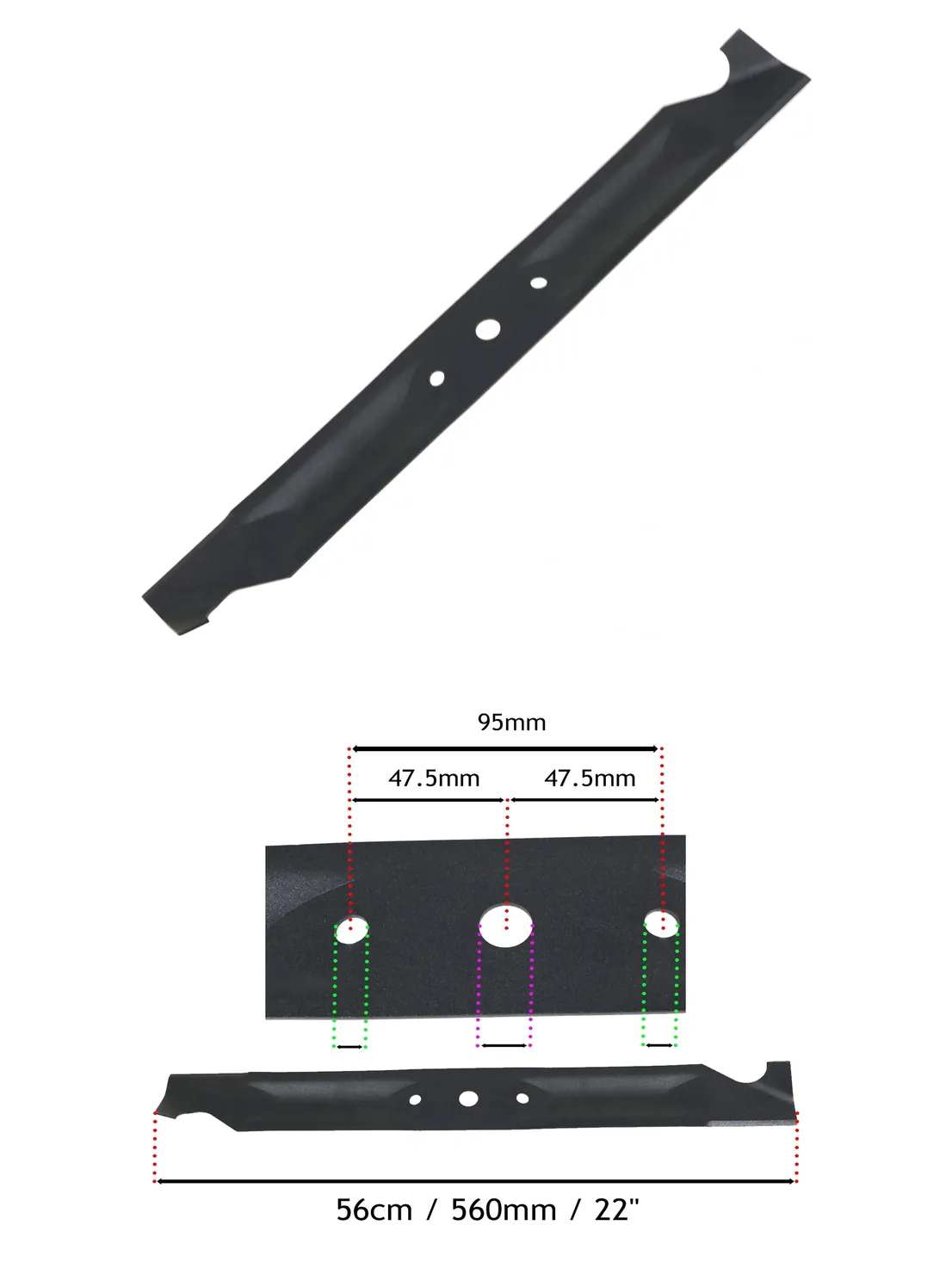 Hayter Harrier 56cm Replacement Blade for Toro Pro & HI Lift Mowers