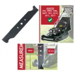 Hayter Hunter 300/301 Metal Lift Blade – 40 cm Lawn Mower Replacement