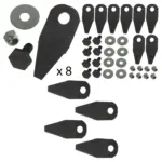 Hayter Lawn Mower Replacement Blade Tips & Bolts – 8 Pack Each