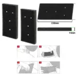 Heat Pump Dryer Foam Filter – 2 Sponge Pads for Whirlpool & Bauknecht
