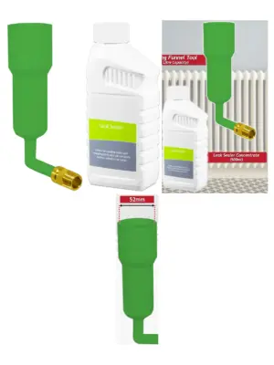 Heating Leak Sealant 500ml + Radiator Dosing Funnel – Boiler Repair