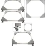 Heavy-Duty Adjustable Appliance Wheels 100kg Fridge Trolley – Set of 2