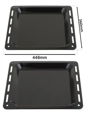 Heavy-Duty Enamel Baking Tray 448x360x25mm for New World Oven