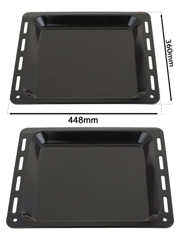 Heavy-Duty Enamel Baking Tray 448x360x25mm for New World Oven