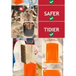 Heavy-Duty Firewood Splitter Wedge – Timber Axe Chisel for Logs