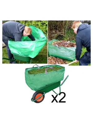 Heavy-Duty Garden & Farm Wheelbarrow Bags – 270L, Pack of 2
