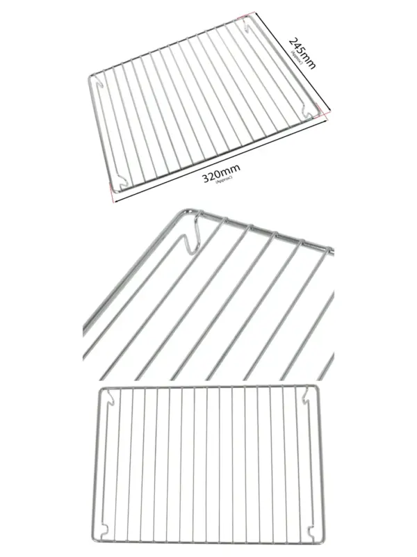 Heavy-Duty Grill Pan Grid for Oven Rack – 320mm x 245mm