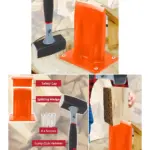 Heavy‑Duty Log Splitter Kit – Hammer, Wedge & Chisel for Firewood