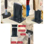 Heavy‑Duty Log Splitting Kit with Sledge Hammer, Wood Chisel & Wedge