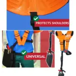 Heavy‑Duty Padded Harness for Honda Brushcutter/Trimmer – One Size
