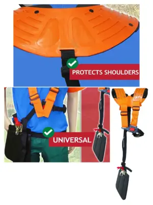 Heavy‑Duty Padded Harness for Honda Brushcutter/Trimmer – One Size