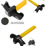 Heavy-Duty Steering Wheel Lock for Car & Van – Anti-Theft, 2 Keys