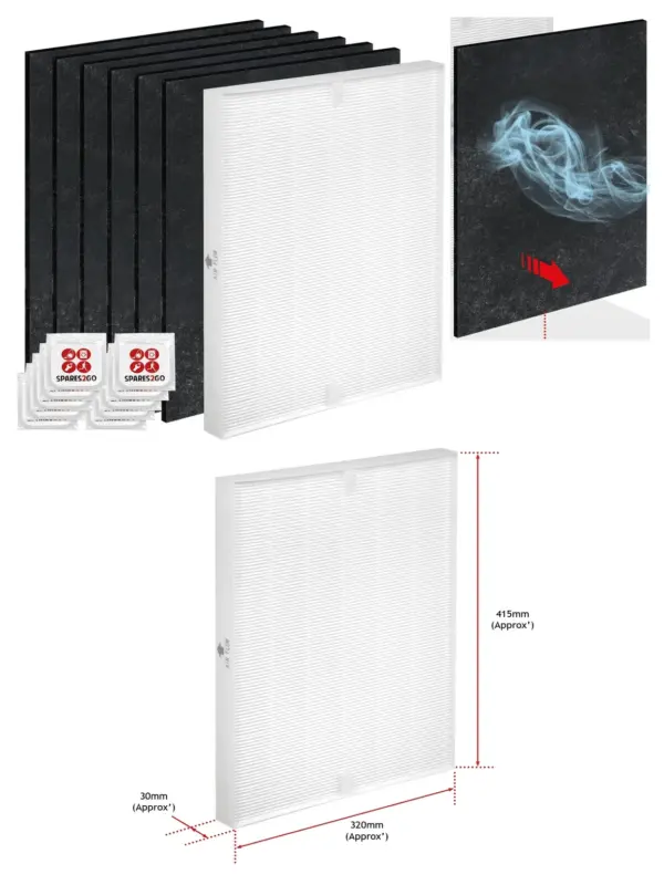 HEPA Carbon Filter for Winix PlasmaWave 5300/6300 & P300 Purifier