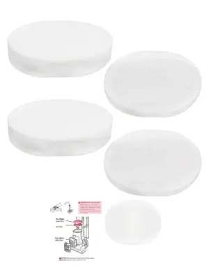 HEPA Filter Kit (2 each) for Shark Navigator NV70/NV80/NVC80C/UV420