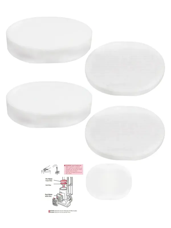 HEPA Filter Kit (2 each) for Shark Navigator NV70/NV80/NVC80C/UV420
