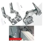 Hettich Fridge Door Hinge Pair – Fits Models 3306,3307,3702,3703