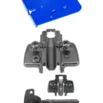 HETTICH Sensys 110 Black Non‑Self‑Closing Hinge with 5mm Plate & Jig