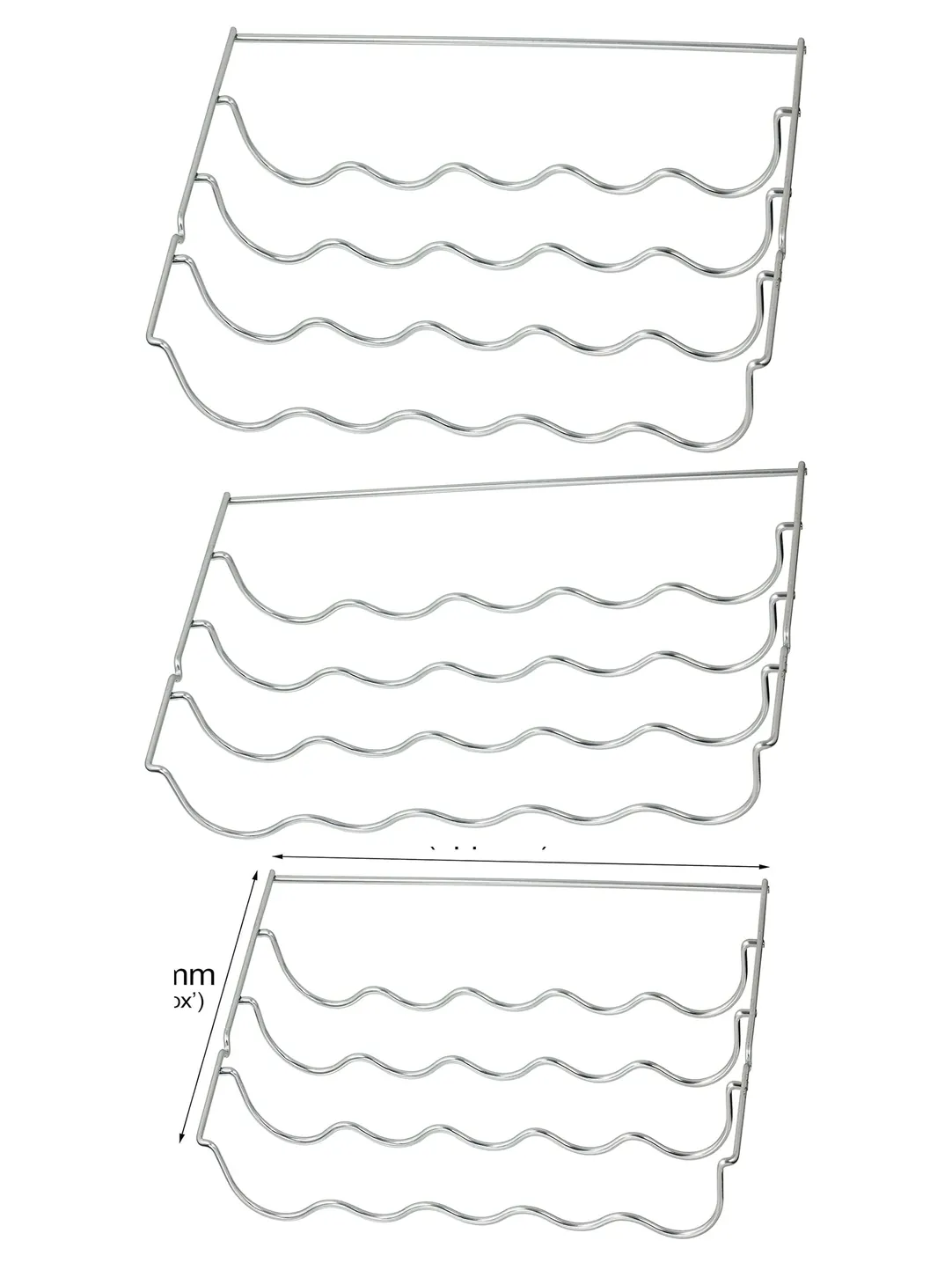 Hisense Fridge Wine Bottle Rack Organizer – 457x290x70mm