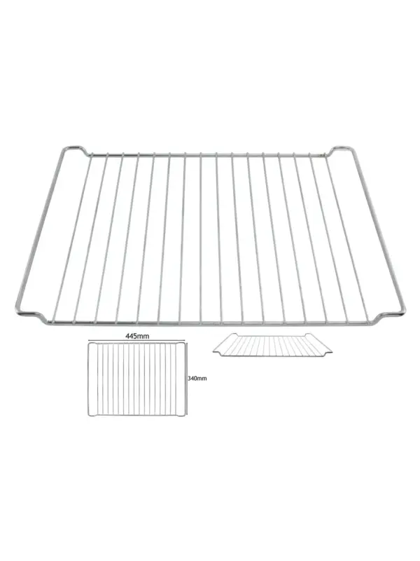 Hisense Oven Chrome Grill Rack – Top, Middle & Bottom Shelf, 44.5×34 cm