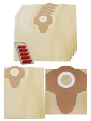 Hitachi QB35E Vacuum Cleaner Dust Bags – 5 Pack + Fresheners