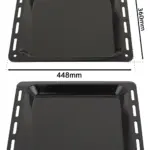 Homark Enamel Oven Baking Tray – 448 mm × 360 mm × 25 mm