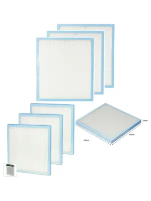 Homedics AR-20 HEPA Replacement Filter – Blue, Pack of 3
