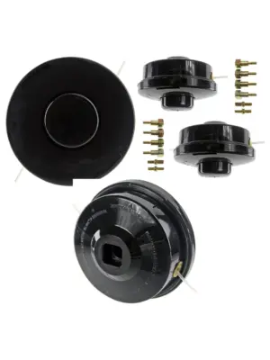 HOMELITE Dual Line Bump Feed Spool Head – 2 Pack Trimmer & Brushcutter