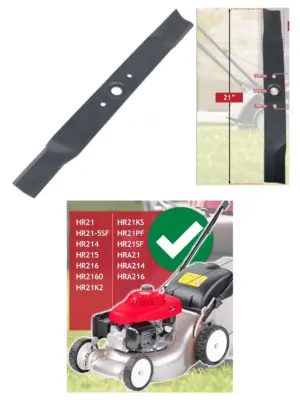 Honda HR21 Series Lawn Mower Blade – Fits HR21, HR214, HR215, HR216