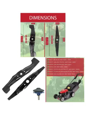 Honda HRX537C 53cm Replacement Blade Set Lower & Upper with Sharpener