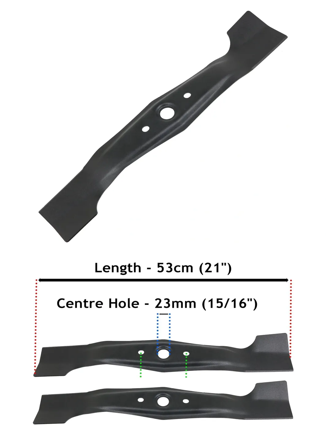 Honda IZY Rotary Mower Blade 21-53cm for HR Series
