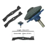 Honda Mower Blade Kit for HRB535-HRH536 – 2 Blades & Sharpener