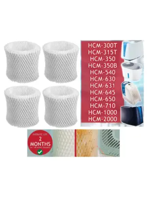 Honeywell Humidifier WF2 Wicking Filter Pack of 4 for HCM350-1000