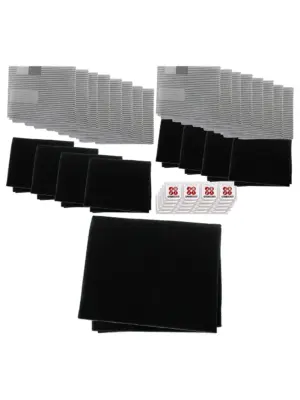 Hood Filter Kit – 8 Grease, 4 Carbon & 20 Fresheners for Kitchen Fans