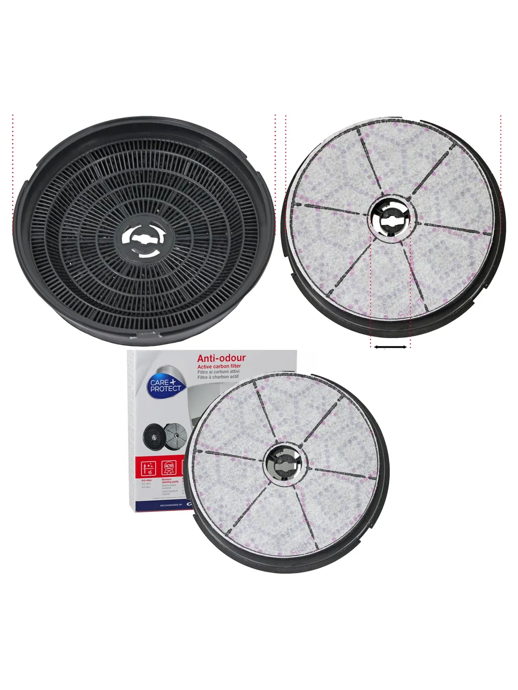 Hoover Carbon Filter 192×35 mm for Cooker Hood Vent CP180